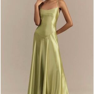 Mare Mare Emmy Satin Corset Maxi Dress Size Small